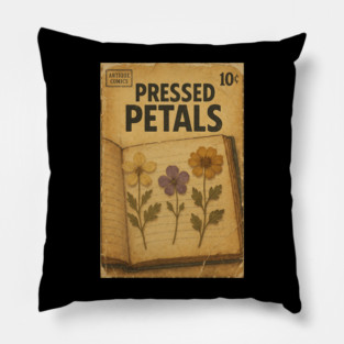 Antique Ephemera: Pressed Petals Pillow