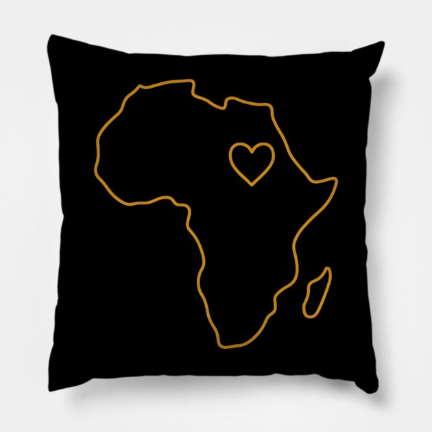 Love Africa Pillow by Adwoa's Store