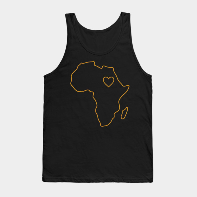 Love Africa Tank Top by Adwoa's Store