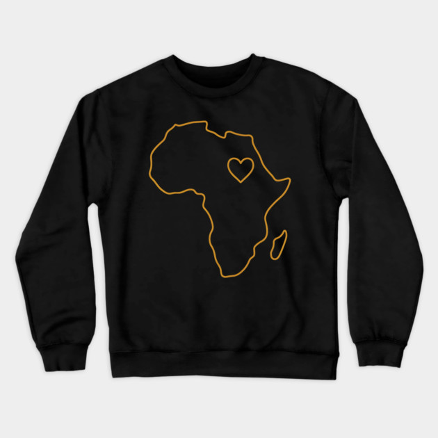 Love Africa Crewneck Sweatshirt by Adwoa's Store