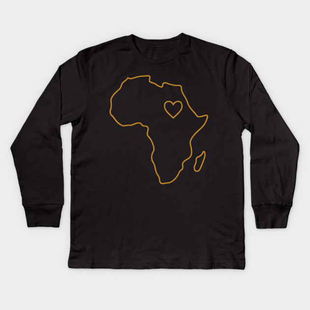 Love Africa Kids Long Sleeve T-Shirt by Adwoa's Store