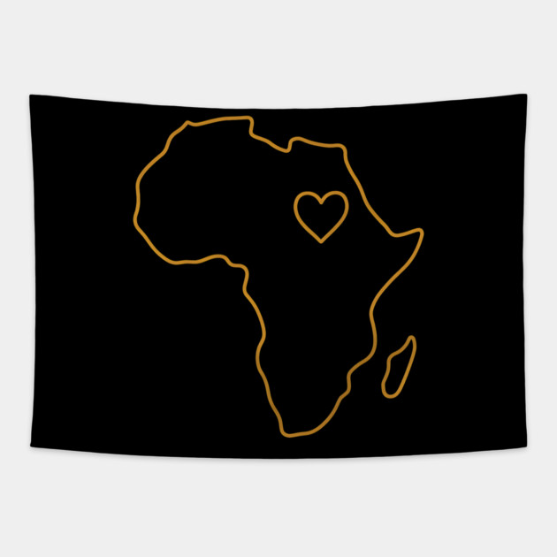 Love Africa Tapestry by Adwoa's Store