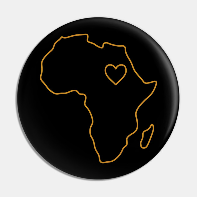 Love Africa Pin by Adwoa's Store