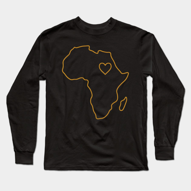 Love Africa Long Sleeve T-Shirt by Adwoa's Store