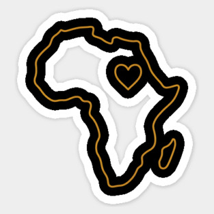 Love Africa Sticker