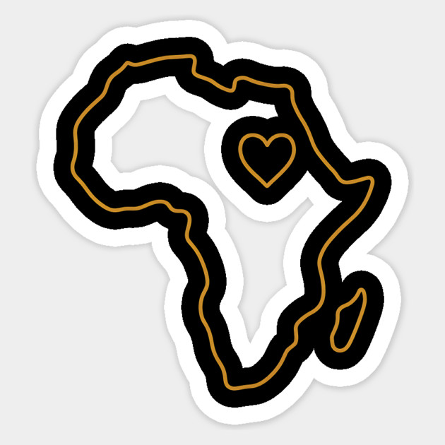 Love Africa Sticker by Adwoa's Store