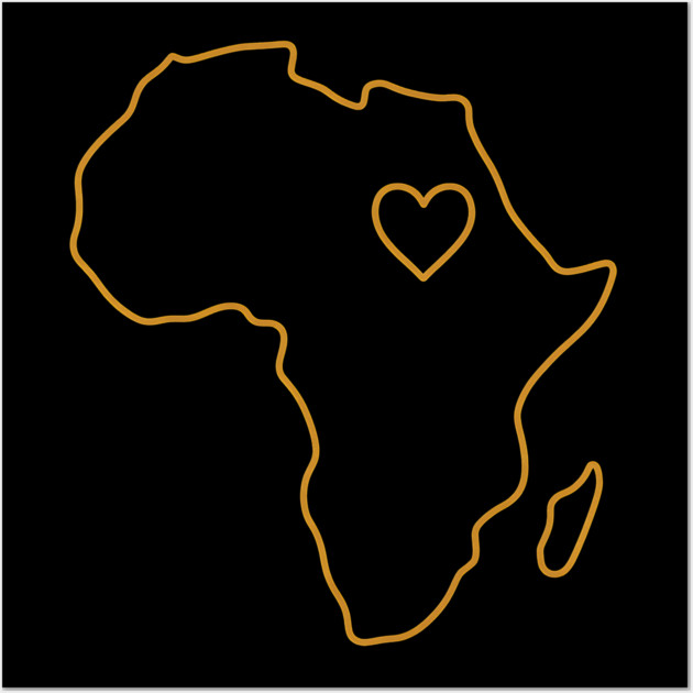 Love Africa Wall Art by Adwoa's Store