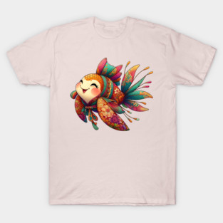 Japanese Kimono Fish T-Shirt