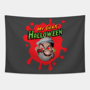 My Gen X Halloween: Popeye Tapestry