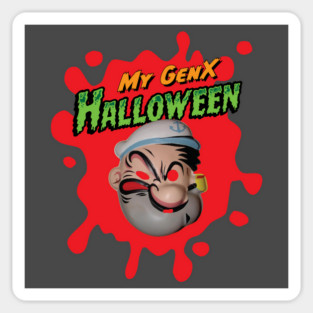 My Gen X Halloween: Popeye Sticker