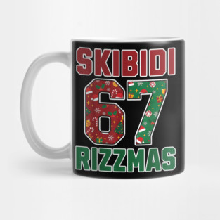 Skibidi Rizzmas Christmas 67 number Mug