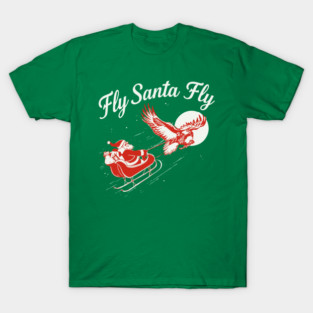 Fly Santa Fly - Philadelphia Eagles T-Shirt