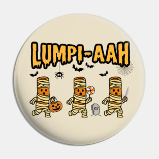 Funny Halloween Lumpia Filipino Pin