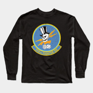 310th Fighter Squadron WW2 Bomber Insignia Patch Long Sleeve T-Shirt