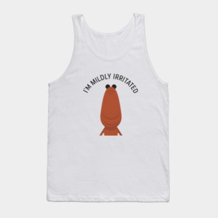 Marcus The Worm, I'm Mildly Irritated, Jimbo James, Marcus The Worm Virtual Chat, Funny Jimbo James Meme Tank Top