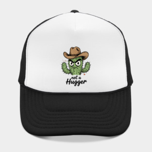 Not a Hugger Cactus T-Shirt - Funny Grumpy Introvert Tee Hat