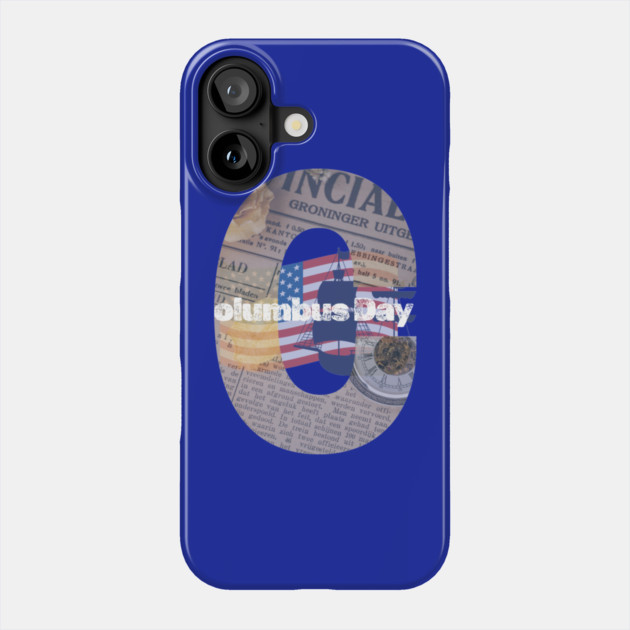 Congressional Mandate: Columbus Day Phone Case by stitchloom