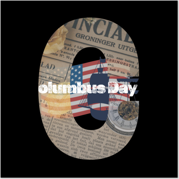 Congressional Mandate: Columbus Day Wall Art by stitchloom