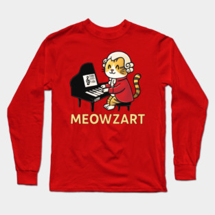 Meowzart Long Sleeve T-Shirt