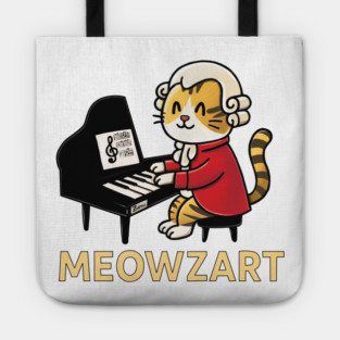 Meowzart Tote