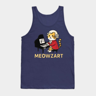 Meowzart Tank Top
