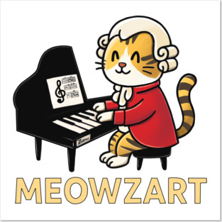 Meowzart Posters and Art