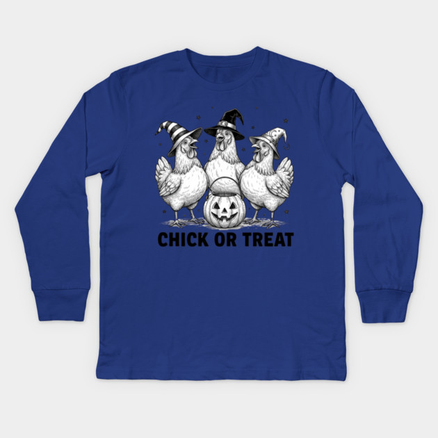 Halloween-2025 Kids Long Sleeve T-Shirt by Creatifly Graphic Tees