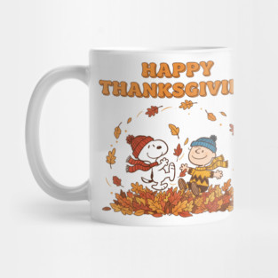 Happy Thanksgiving-Peanuts Beanies Fall Vibes Mug