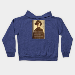 Simone Weil quote: The needs of a human being are sacred. Their satisfaction cannot be subordinated either to reasons of state, or to any consideration of money, nationality, race, or colour, Kids Hoodie