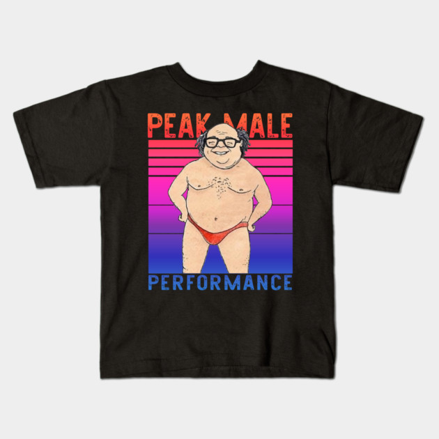 Peak Male Performance Kids T-Shirt by DankyDevito