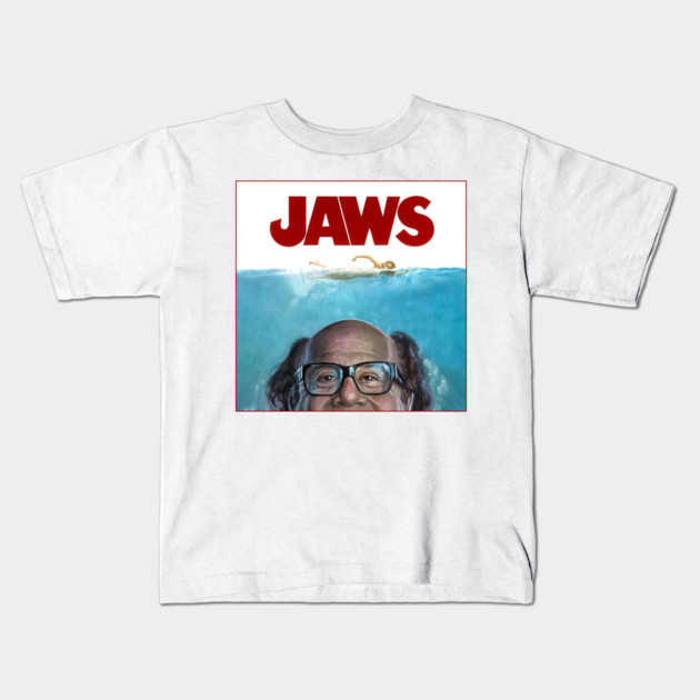Devito Jaws Kids T-Shirt by DankyDevito