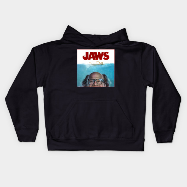 Devito Jaws Kids Hoodie by DankyDevito
