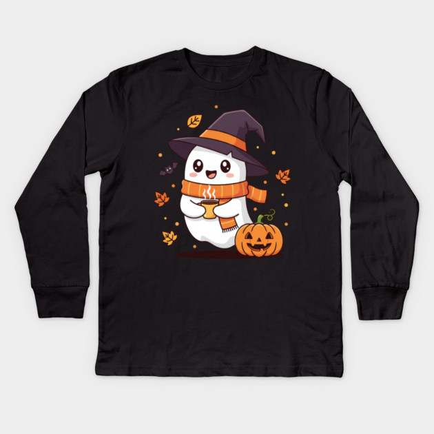 Halloween-2025 Kids Long Sleeve T-Shirt by Creatifly Graphic Tees