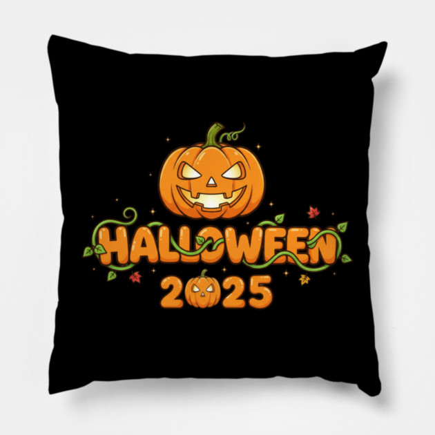 Halloween-2025 Pillow by Creatifly Graphic Tees