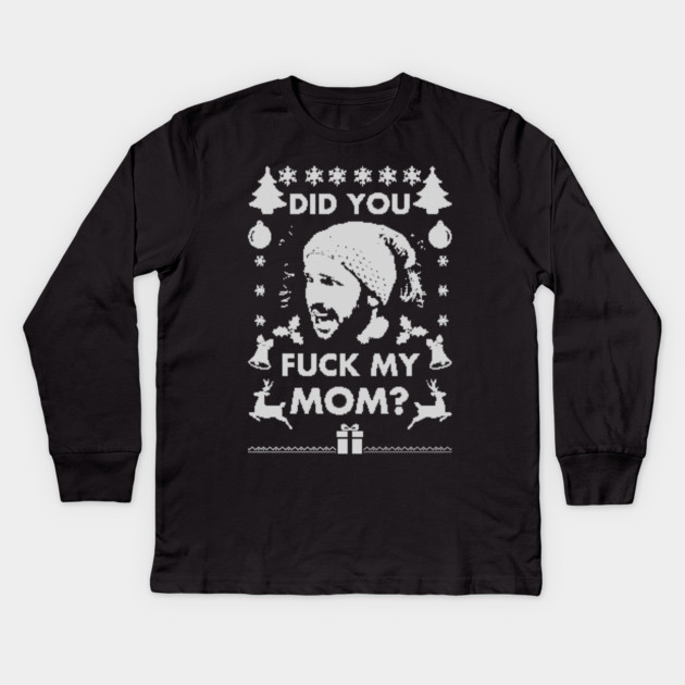 Did you Santa??? Kids Long Sleeve T-Shirt by Shit Post Hero
