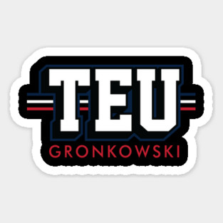 Tight End University - TEU - Rob Gronkowski - New England Patriots Magnet