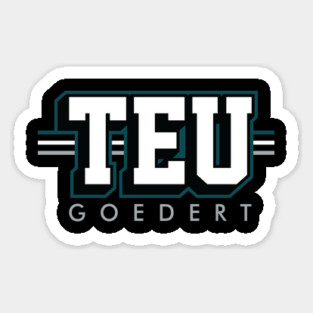 Tight End University - TEU - Dallas Goedert - Philadelphia Eagles Magnet