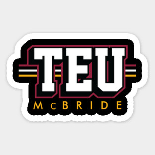 Tight End University - TEU - Trey McBride - Arizona Cardinals Sticker