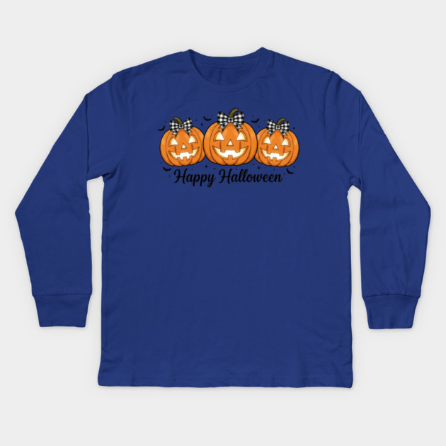 Halloween-2025 Kids Long Sleeve T-Shirt by Creatifly Graphic Tees