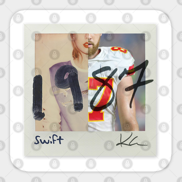 Travis Kelce Album Cover - Classic Sticker by nicklower