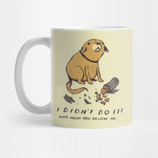 guilty dog Mug