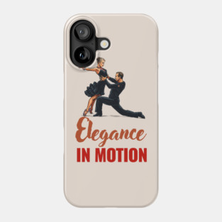 Elegance in Motion, Latin dance ballroom Phone Case