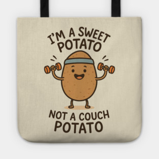 Sweet Potato Mood – Retro Vintage Aesthetic- Funny Sweet Potato Tote