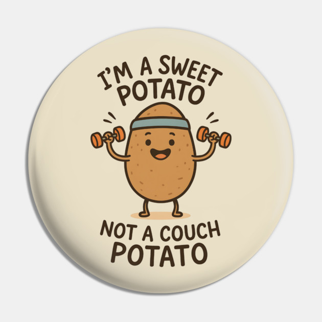 Sweet Potato Mood – Retro Vintage Aesthetic- Funny Sweet Potato Pin by ArtistTee ⭐⭐⭐⭐⭐
