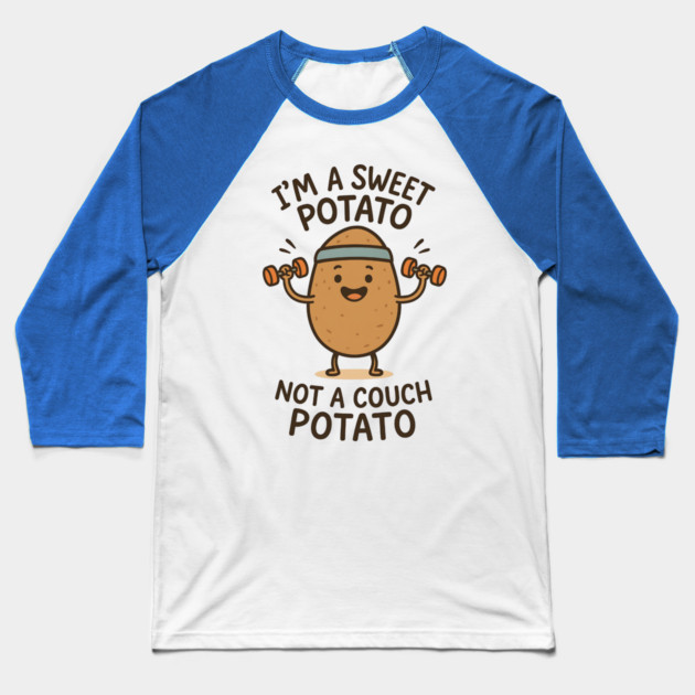 Sweet Potato Mood – Retro Vintage Aesthetic- Funny Sweet Potato Baseball T-Shirt by ArtistTee ⭐⭐⭐⭐⭐