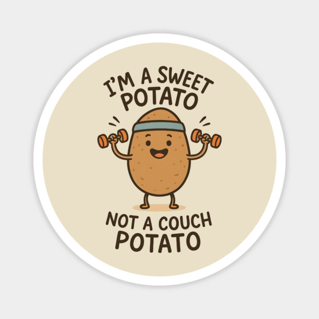 Sweet Potato Mood – Retro Vintage Aesthetic- Funny Sweet Potato Magnet by ArtistTee ⭐⭐⭐⭐⭐