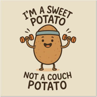 Sweet Potato Mood – Retro Vintage Aesthetic- Funny Sweet Potato Posters and Art