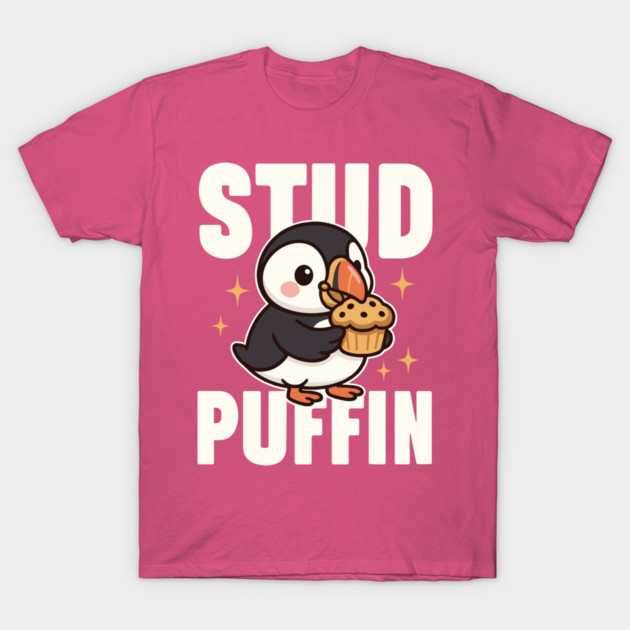 Stud Puffin T-Shirt by omar's Store 16