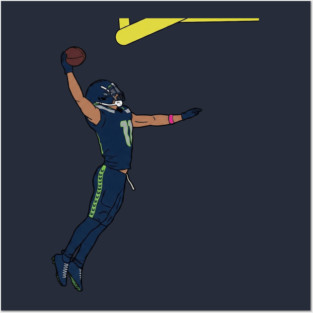 Jaxon Smith Njigba dunk celly Posters and Art