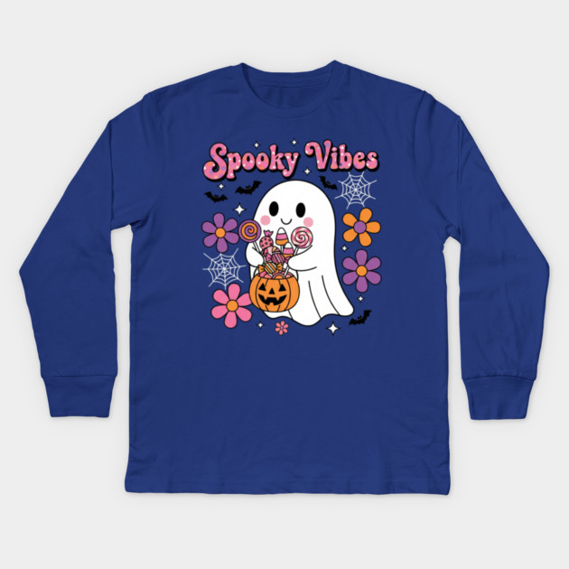 Halloween-2025 Kids Long Sleeve T-Shirt by Creatifly Graphic Tees
